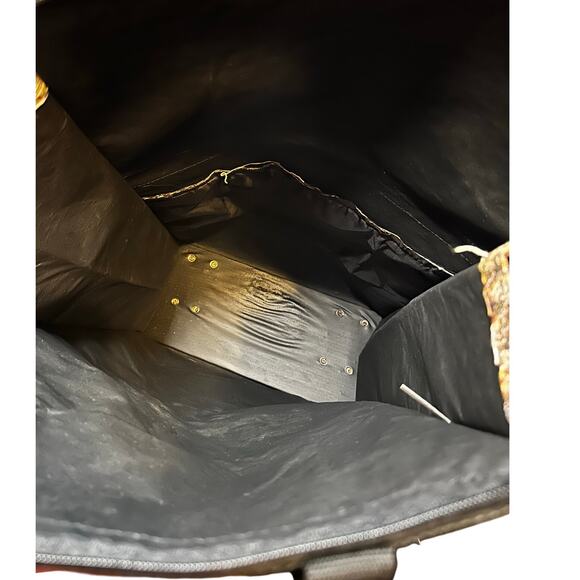 Vintage Cat Lovers Tapestry Shopping Travel Fold Up Rolling Tote Collapsible Bag - Picture 14 of 14